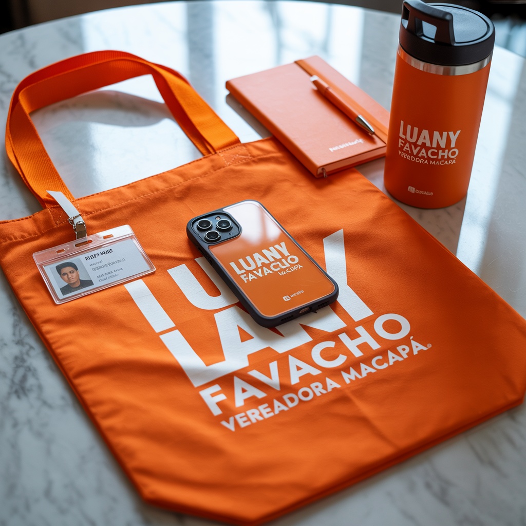 Merchandising de Campanha Luany Favacho