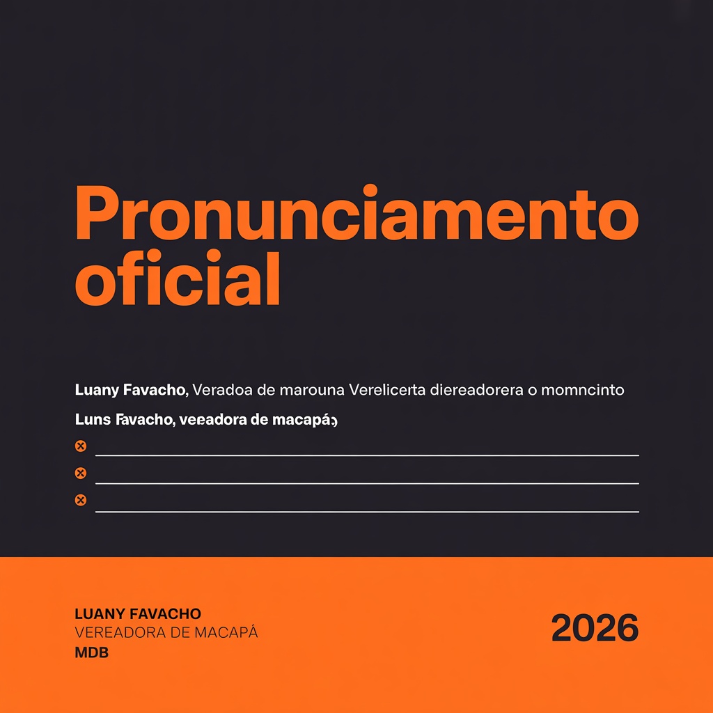 Story Pronunciamento Luany Favacho